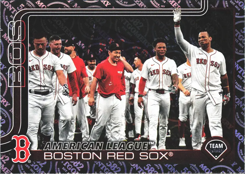 Boston Red Sox - 2025 Topps 582 Montgomery Club Foil - Pick Your Card