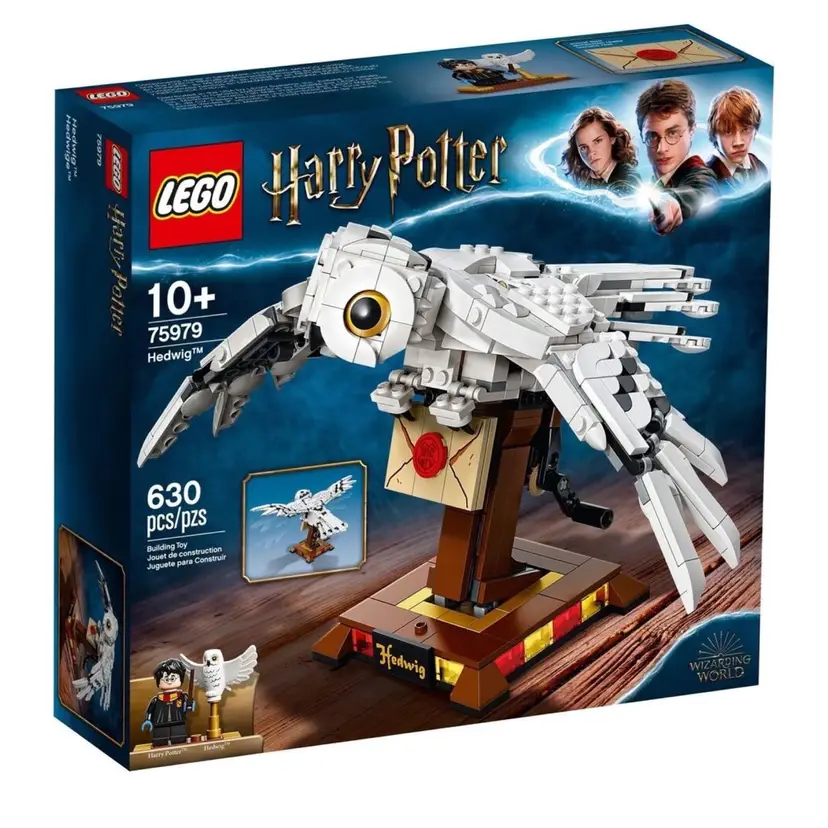 LEGO Harry Potter Hedwig 75979 New Factory Sealed Retired Bubble Wrap