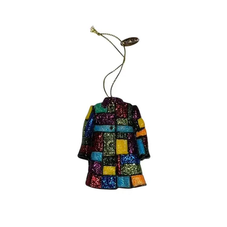 ‼️ Dolly Parton Coat Of Many Colors Dollywood Exclusive Christmas Ornament Sparkly (because I Love Y’all)