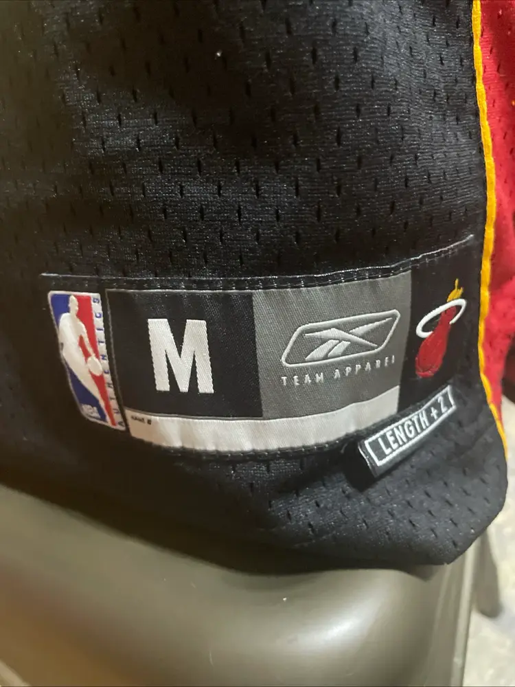 Reebok Miami Heat Mens Medium Black Jersey Shaquille O'Neal #32 NBA