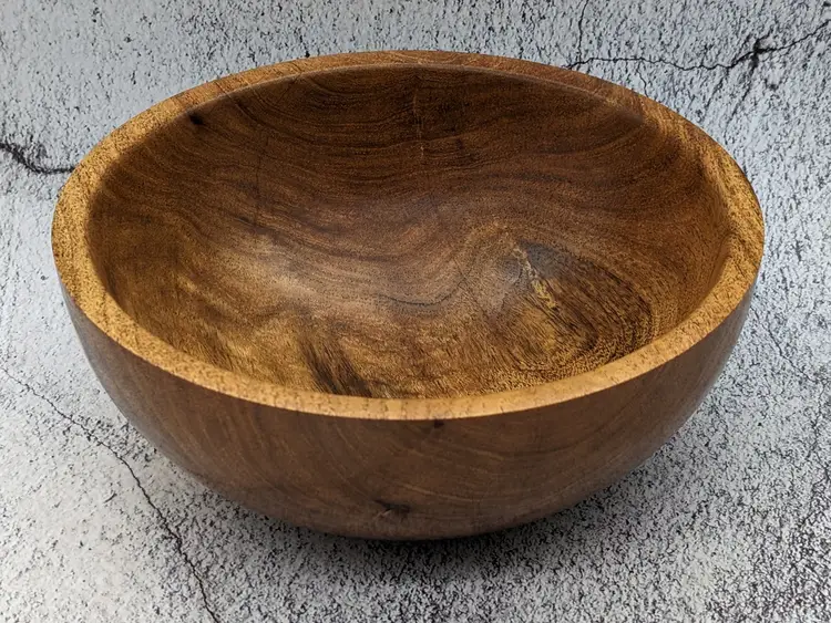 Food Safe Mesquite Bowl 9x3.5