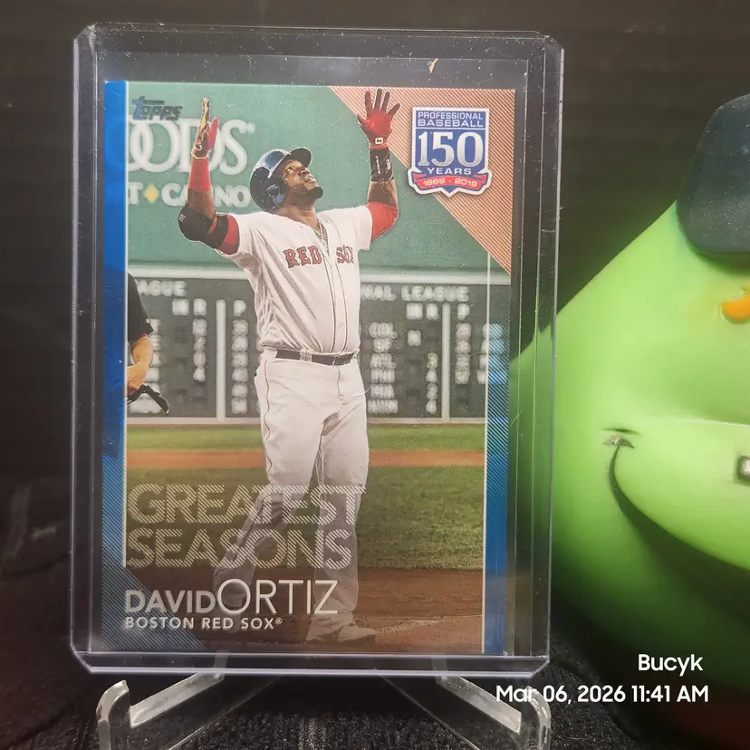 2019 Topps Greatest Seasons Blue - David Ortiz Boston Red Sox