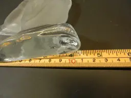 #01 Frosted Glass Praying Hands Art Glass paperweight