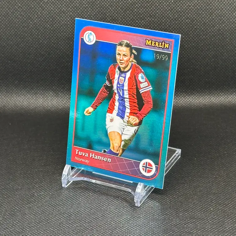 Tuva Hansen Eurostars /99 2025 Topps Merlin Euros - Norway