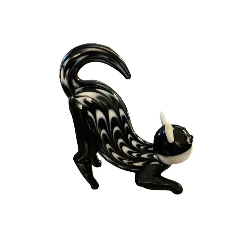 Lenox Glass Black Cat