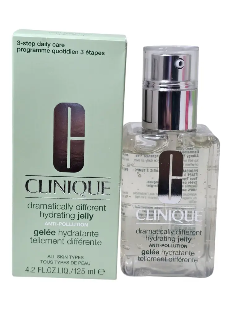 NIB Clinique Dramatically Different Hydrating Jelly Anit-Pollution 4.2 oz /125ml