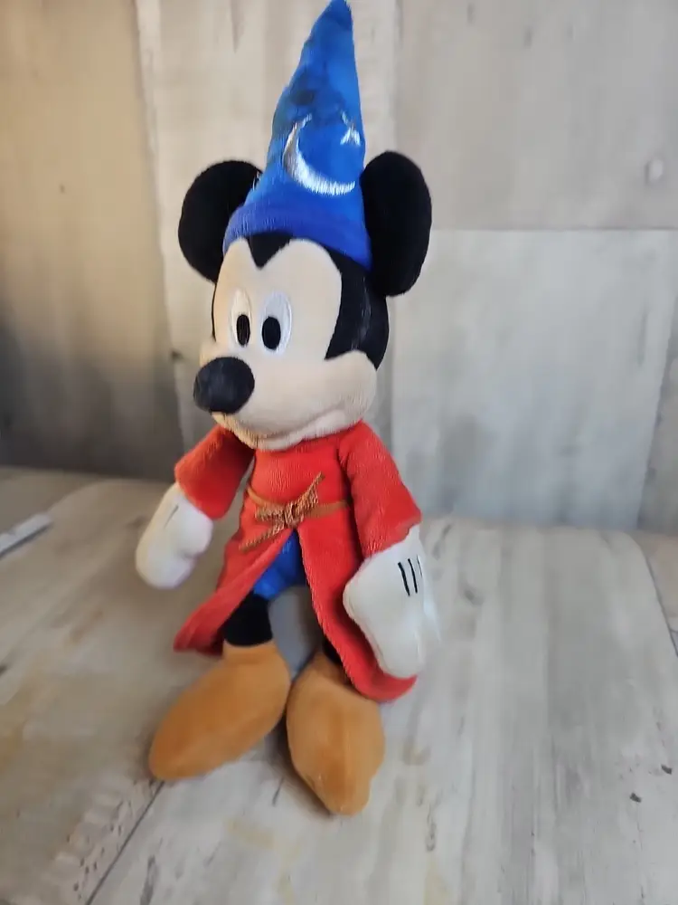 Disney Mickey Mouse 12” Sorcerer's Apprentice Stuffed Plush
