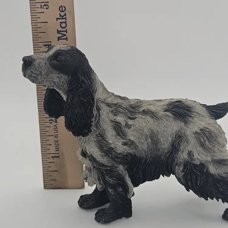 Blue Roan Spaniel Figurine 2003 5" Long by 4" Tall