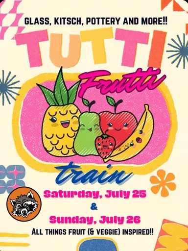 Tutti Fruitti Train W/Czlovesvintage