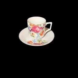 Occupied Japan Demi Cup And Saucer