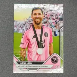 Lionel Messi 2025 MLS Topps NOW Card 144