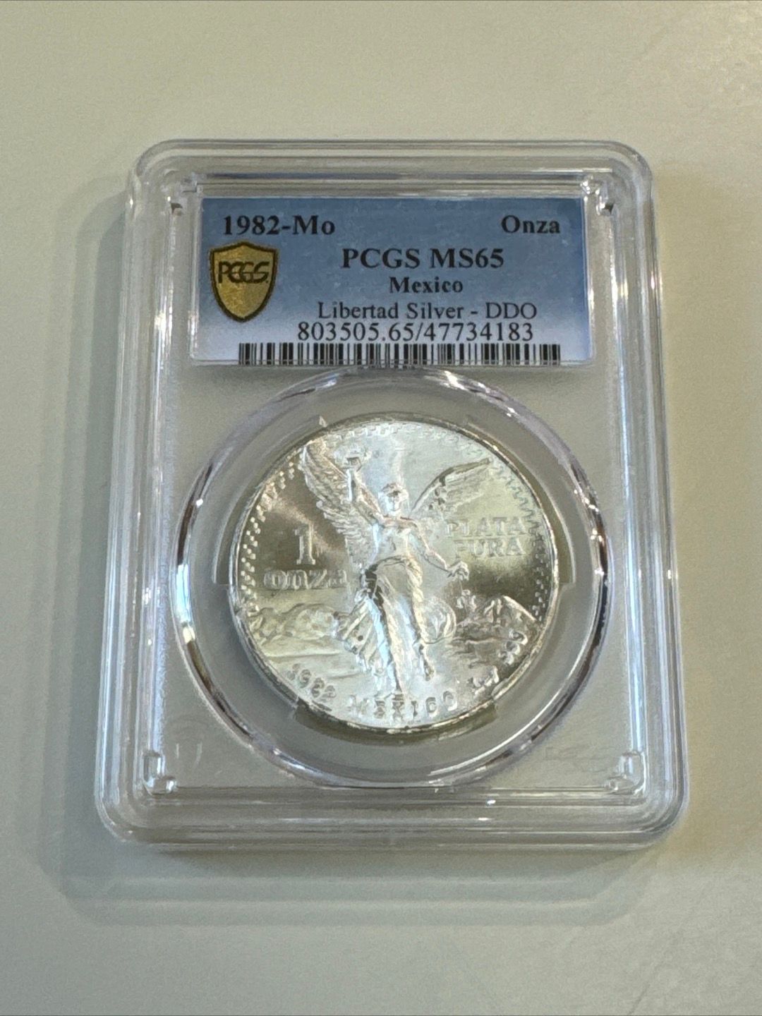 1982年 メキシコ 1オンス銀貨 PCGS MS65 41d5bd1e-7fb1-4d0c-b04a-