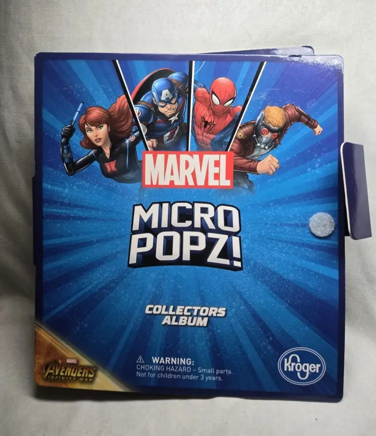 MARVEL MICRO POPZ AVENGERS FULL SET of 24 KROGER EXCLUSIVE Album
