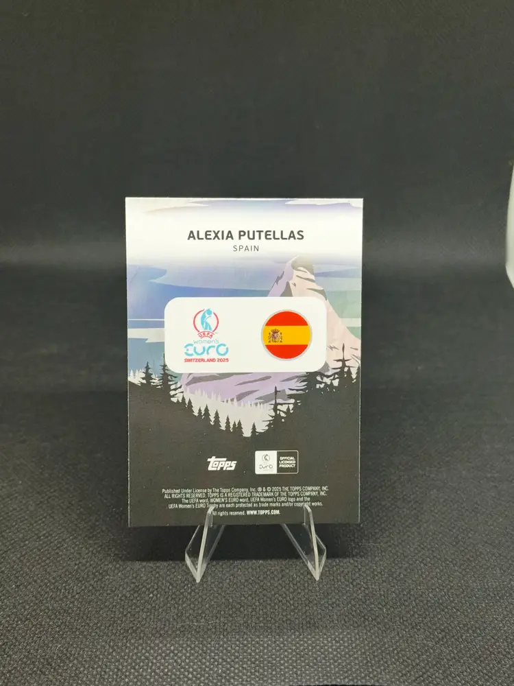2025 Topps Merlin Euro Womens Soccer Peak Power Alexia Putellas