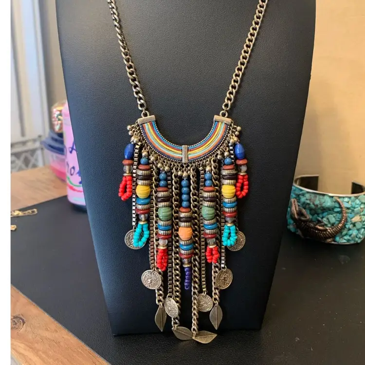 Colorful And Unique Statement Necklace