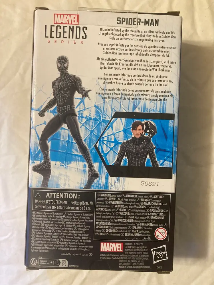 Hasbro Marvel Legends - Spider-Man 3 Toby McGuire Symbiote