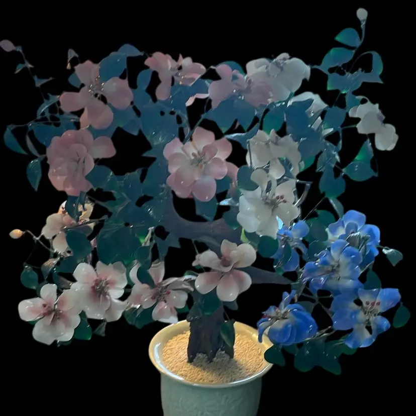 Unbelievable Rare 20” Jade Bonsai Tree