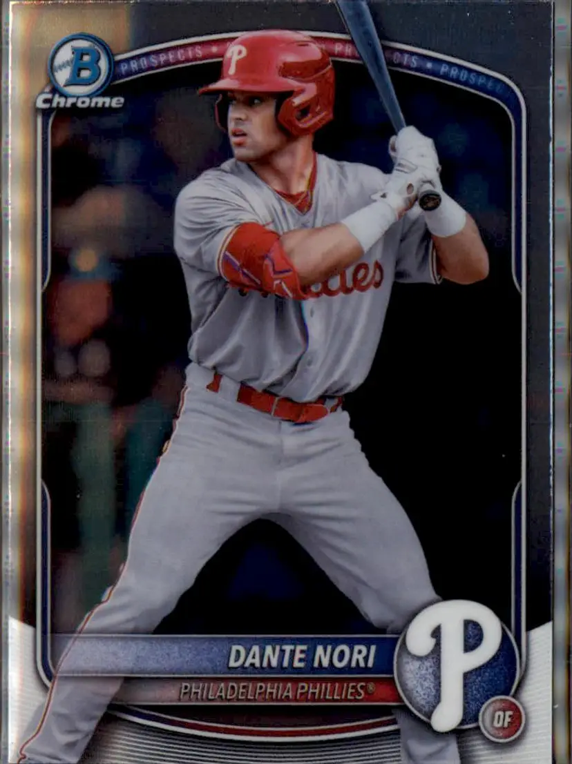 2025 Bowman Draft #BDC-33 Dante Nori Chrome - (138) - Philadelphia Phillies
