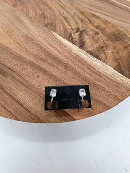 Vintage Silver Tone with Square Cut Clear Rhinestone  Screw Back Earrings Art Deco Style.