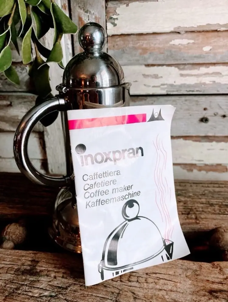 Italian Made Inoxpran Espresso Coffee Maker Stainless Steal