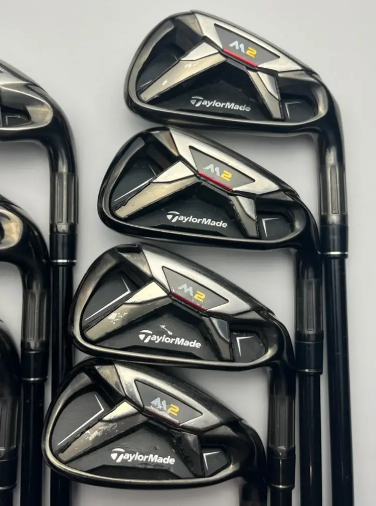 TaylorMade M2 5-PW, AW Iron - Graphite M2 ReAx 65G R Flex +0.5" - Very Good