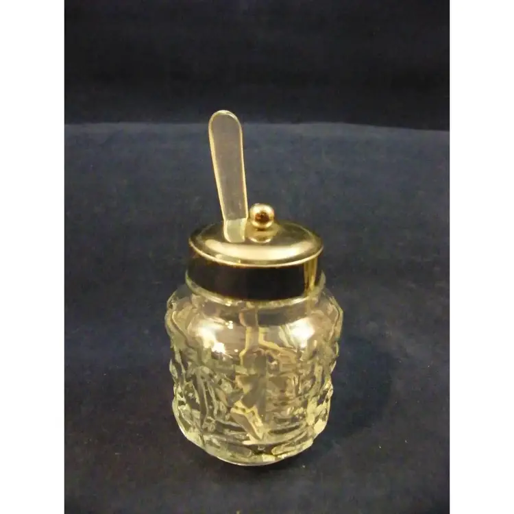 #01 Unique Vintage Anchor Hocking Condiment Holder, Salt & Pepper, Mustard in Cart