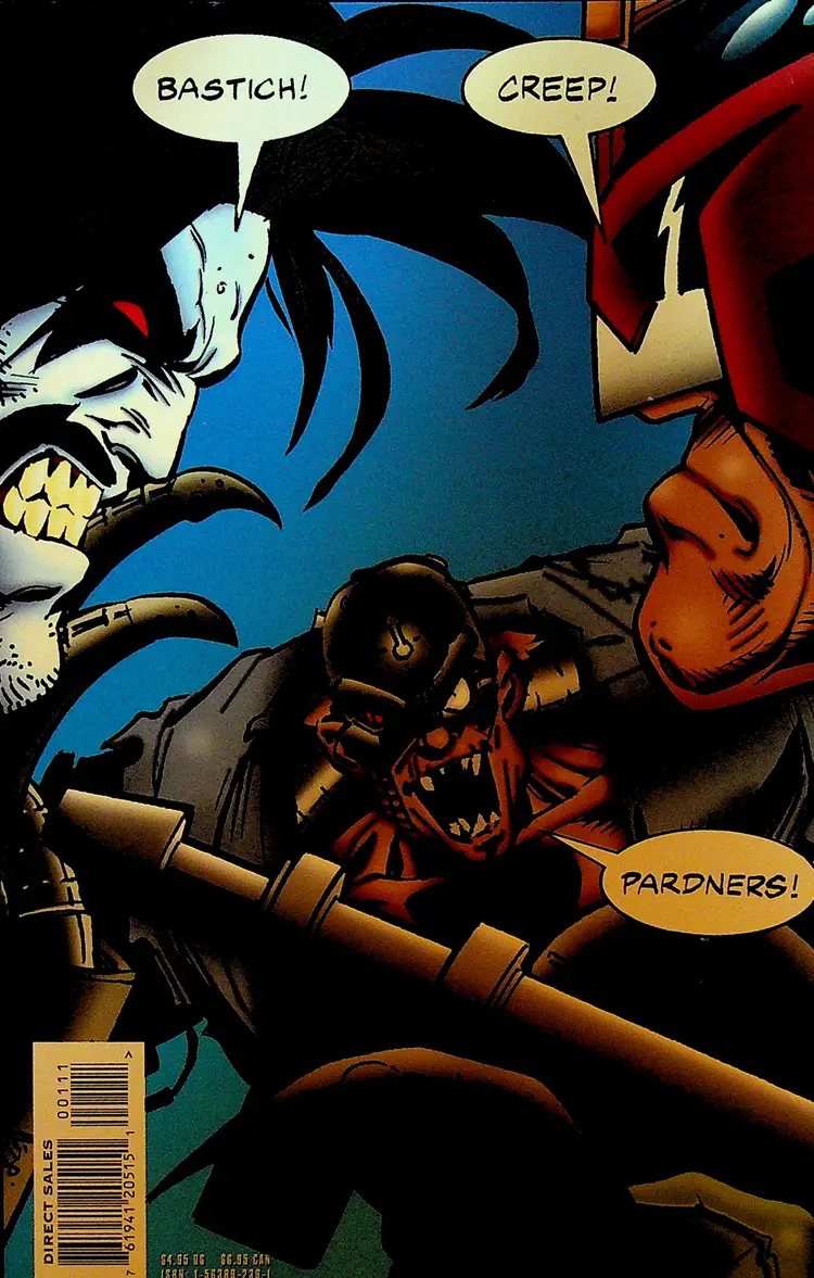 Lobo Judge Dredd Psycho Bikers vs the Mutants from Hell