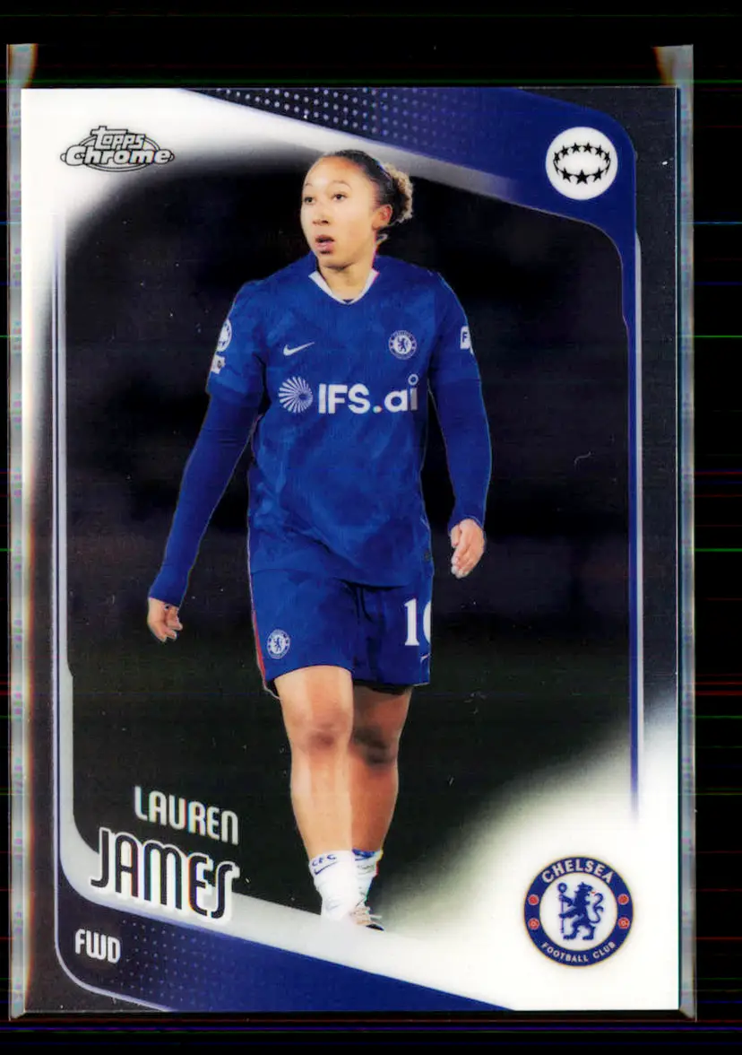 Lauren James 2025-26 Topps Chrome UEFA Women's Champions League #33 - (145) - Chelsea FC