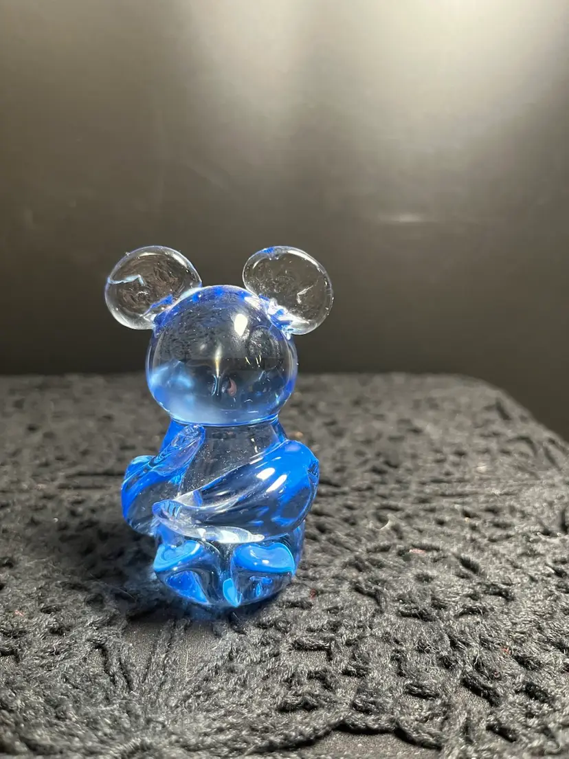US Commemorative Blue Art Glass Koala Bear