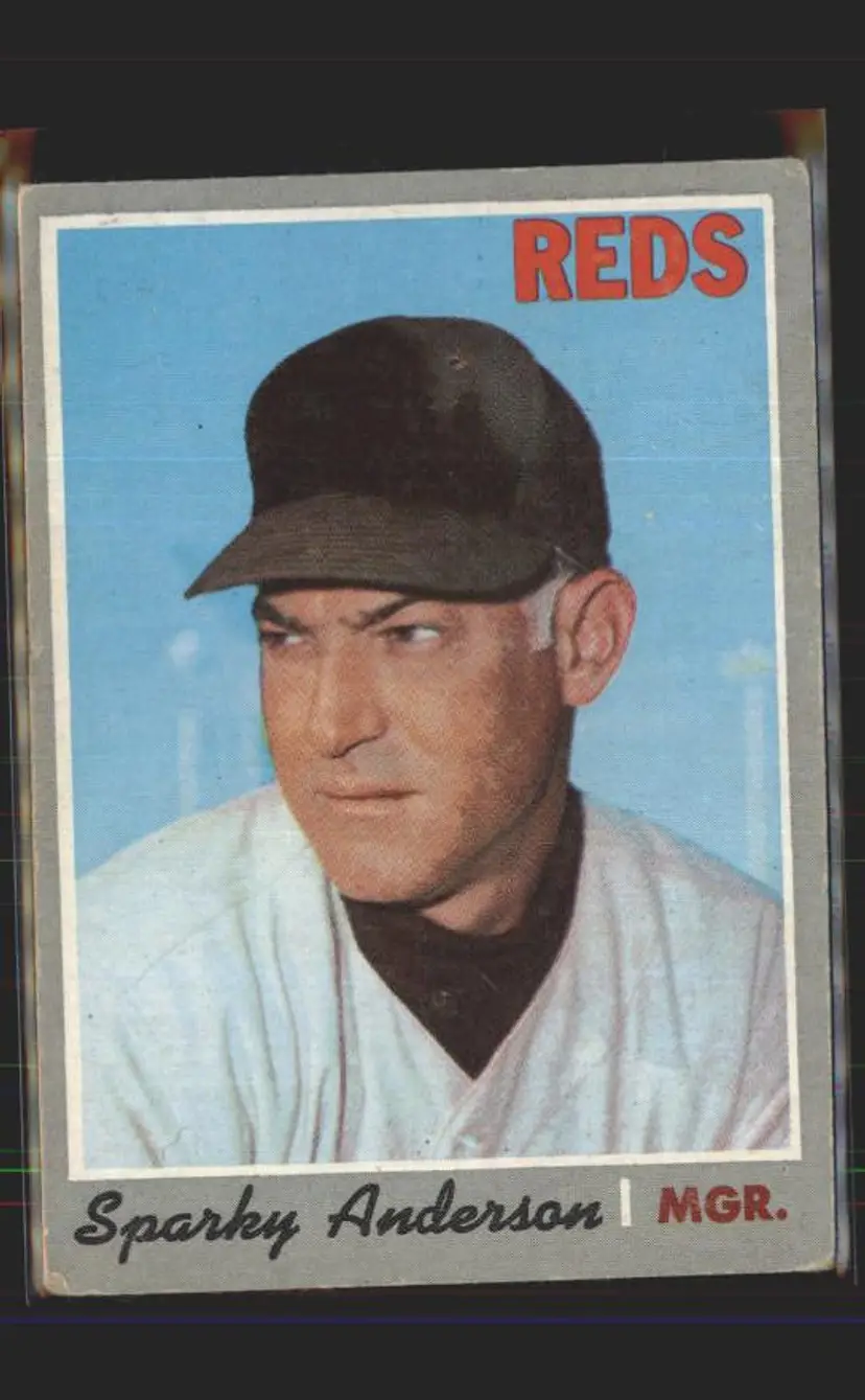 Sparky Anderson 1970 Topps #181 - () - Cincinnati Reds
