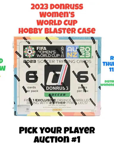 Donruss Women’s Soccer Hobby Blaster Case LIVE Rip With Ivan 