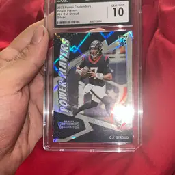 CJ STROUD 2023 CONTENDERS POWER PLAYERS CGC GEM MINT 10 ROOKIE