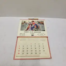 Farmers Co-op Association Marion S Dak 1975 Calendar Zip Feeds