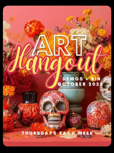 Art Hangout w/FabricandTreasures -Juli