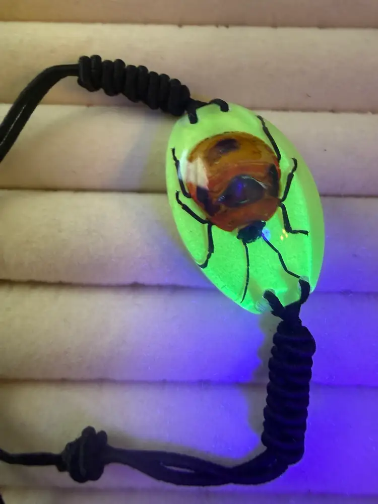 Adjustable Bug Bracelet It GLOWS
