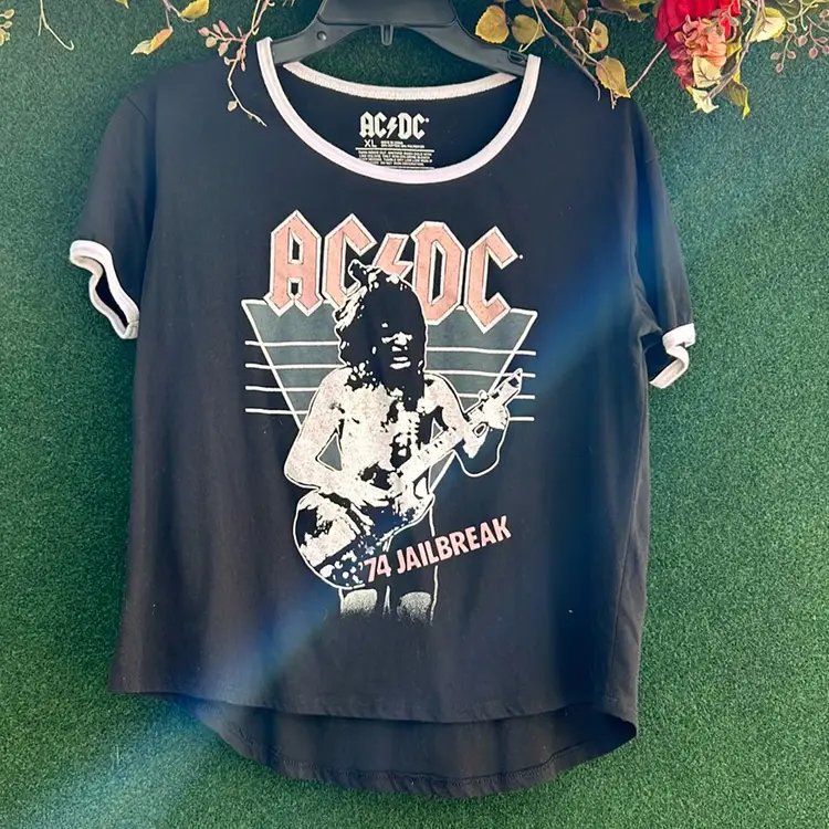 AC/DC 74’ Jailbreak Shirt, Vintage Inspired Printed In 2016