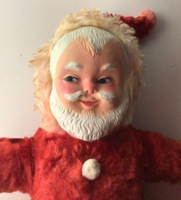 Santa Plush Doll 1960s
