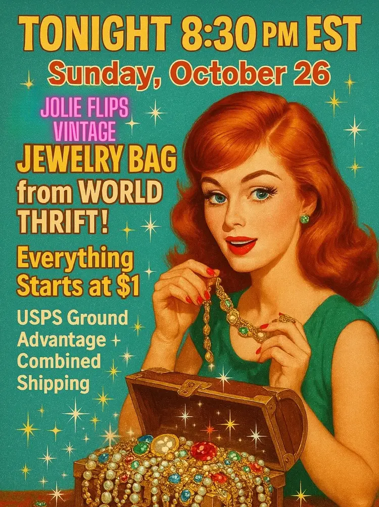$1 STARTS! $350 WORLD THRIFT JEWELRY BAG UNBAGGING