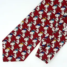 Snoopy Golfing Neck Tie - Peanuts Comic Strip