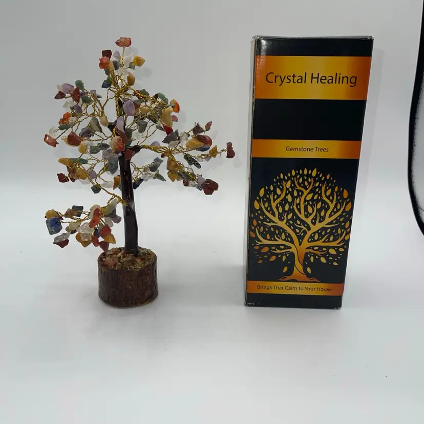 07-Chakra Tree of Life Feng Shui Gemstone Bonsai Spiritual Decor Gifts