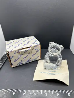 Princess House Lead Crystal Bear