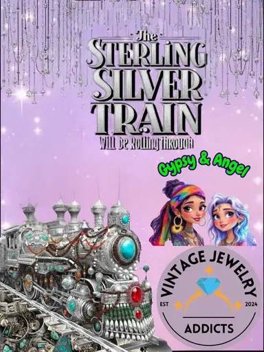 Sterling Silver Train - Gypsy & Angel