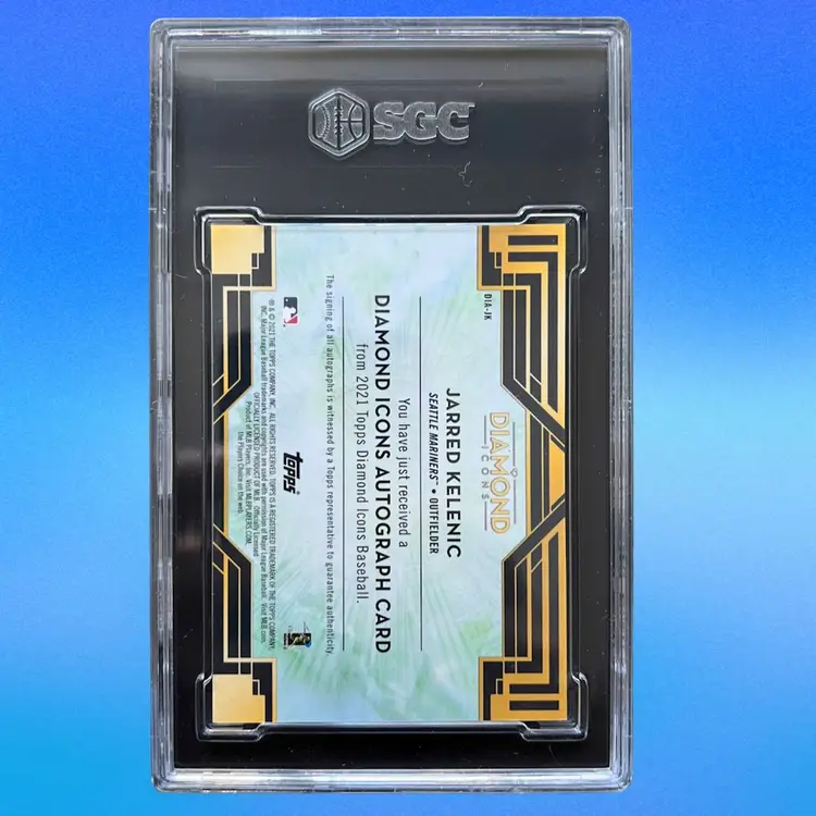 2021 Topps Diamond Icons DIA-JK Jarred Kelenic Rookie Autograph SGC 9.5 /25