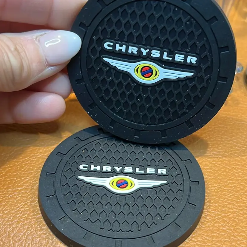 Pack Of 4, Chrysler Car Cup Holder Keeper/ Decor