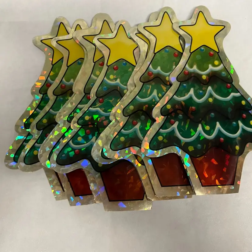 8 Christmas Tree Decor With Stakes