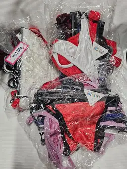 36 pairs of woman thong panties with hangers