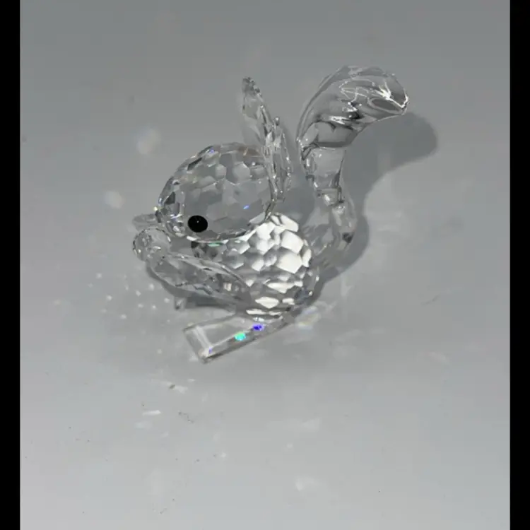Swarovski Crystal Squirrel Figurine 1.75” Tall
