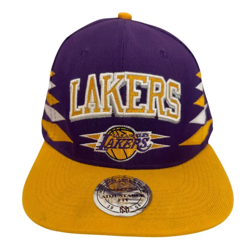 Los Angeles Lakers NBA Flat Brim Home Court Hardwood Classic by Mitchell & Ness