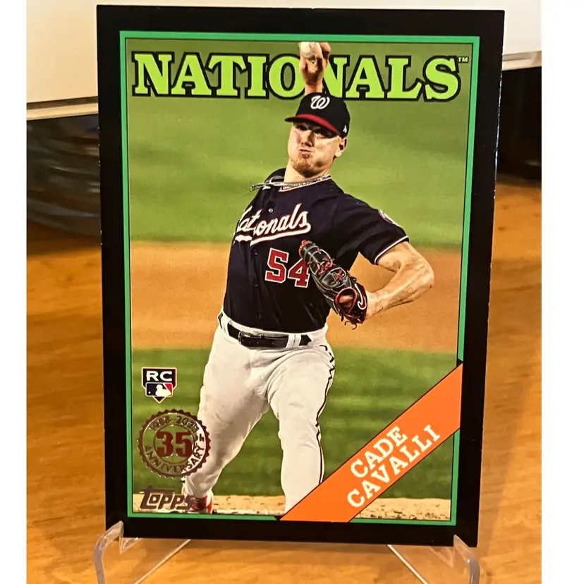 2023 Topps S2 Black /299 Cade Cavalli RC Washington Nationals