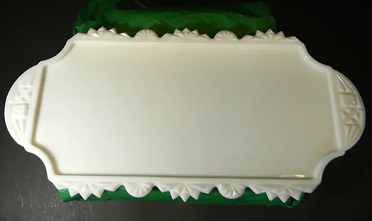 #01 Westmorland Milk Glass Tray